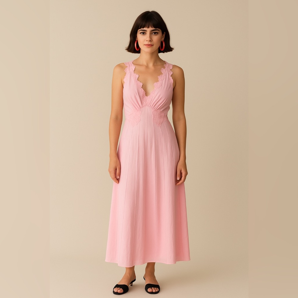 NWT DÔEN Kelis Dress in Abelia Pink Size XL - Picture 11 of 12